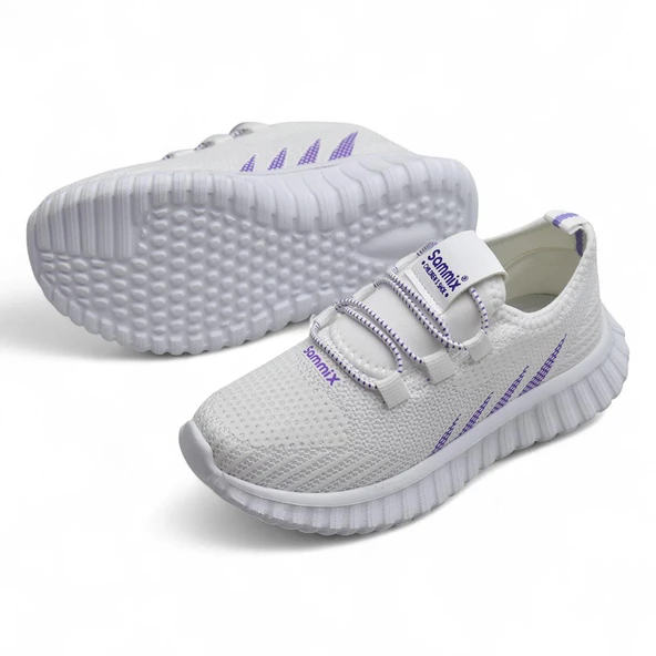 511 Rahat Taban Çocuk Spor Ayakkabı Unisex Spor Ayakkabı Bağcıksız Spor - 3