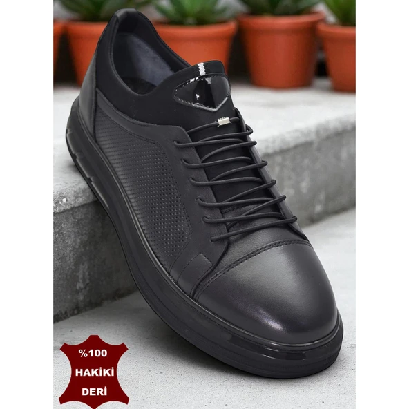 1228 Ortopedik Taban Günlük Hakiki Deri Erkek Ayakkabı Casual Erkek Deri Ayakkabı
