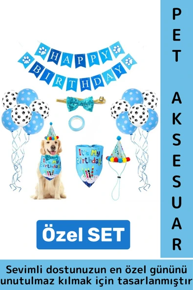 Evcil Hayvan Pet İlgi Çekici Moral Yükselten Köpekler İçin Eğlenceli Ödül Doğum Günü Partisi Seti ürün görseli