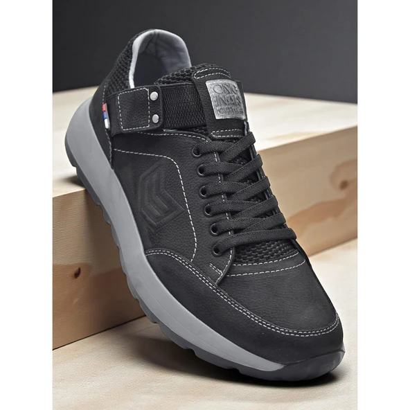 2055 Ortopedik Taban Hakiki Deri Erkek Ayakkabı Mevsimlik Kışlık Erkek Ayakkabı - 7