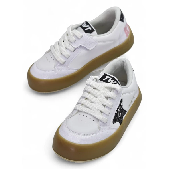 1057 Rahat Taban Çocuk Spor Ayakkabı Unisex Spor Ayakkabı Bağcıklı Ve Cırtlı