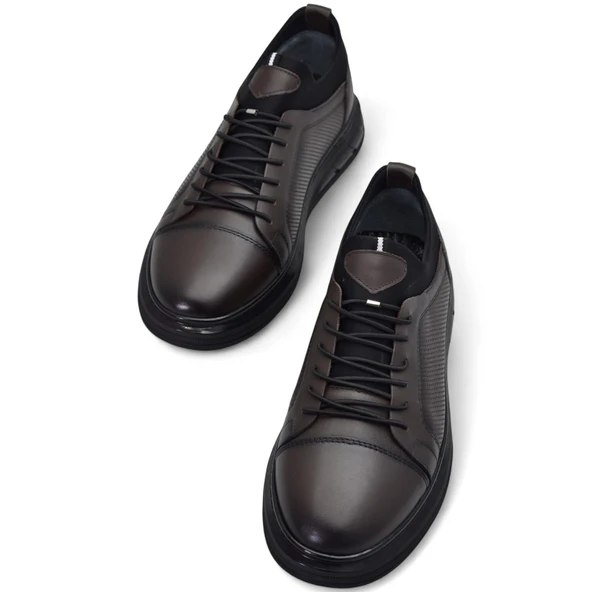 1228 Ortopedik Taban Günlük Hakiki Deri Erkek Ayakkabı Casual Erkek Deri Ayakkabı - 12