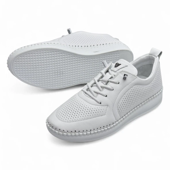 Z094 Tam Ortopedik Taban Günlük Hakiki Deri Kadın Ayakkabı Kadın Casual Ayakkabı - 4