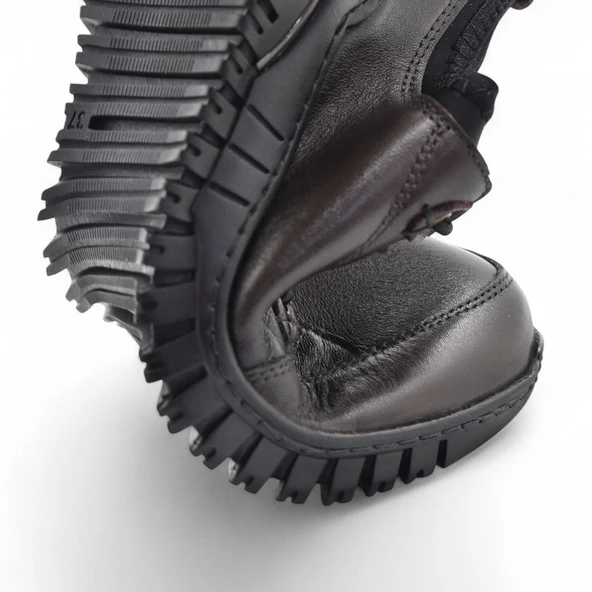 1988-1 Tam Ortopedik %100 Hakiki Deri Günlük Ayakkabı Kadın Ayakkabı Kaymaz Taban - Resim 7