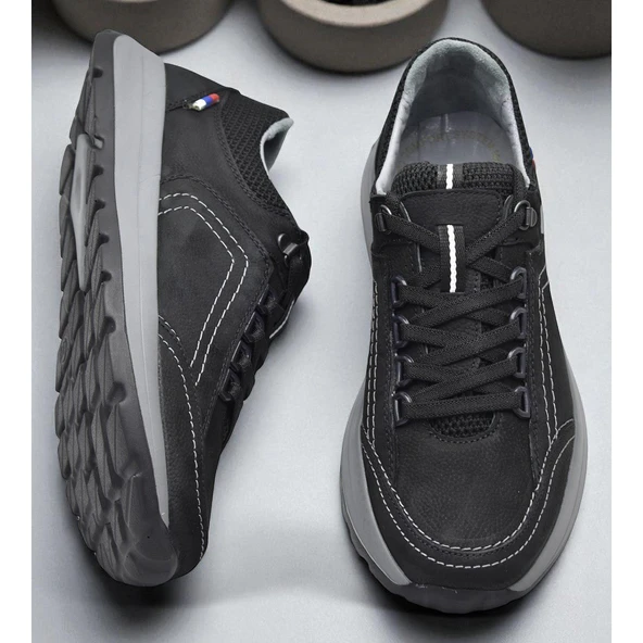 1640 Ortopedik Taban Hakiki Deri Erkek Ayakkabı Mevsimlik Kışlık Erkek Ayakkabı - Resim 6