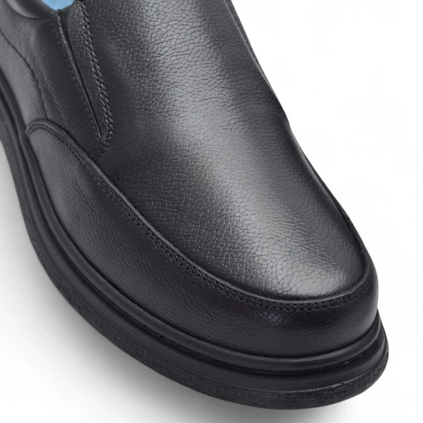 TAB430 Ortopedik Taban Hakiki Deri Erkek Ayakkabı Mevsimlik Baba Ayakkabısı - Resim 7