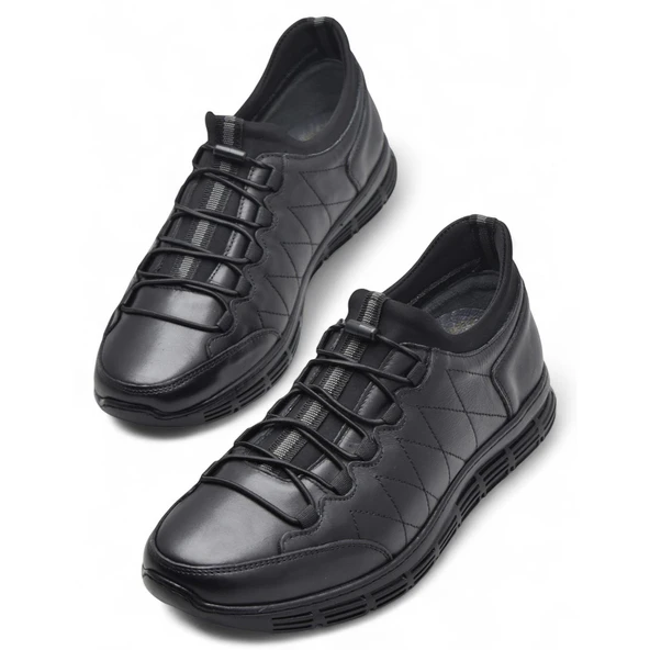 3216 Ortopedik Taban Günlük Hakiki Deri Erkek Ayakkabı Kauçuk Taban Casual Ayakkabı - 3