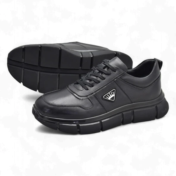 1239 Ortopedik Taban Hakiki Deri Erkek Ayakkabı Mevsimlik Kışlık Erkek Ayakkabı - 4