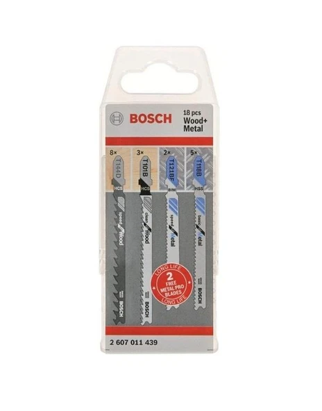 18 PARÇA DEKUPAJ BIÇAĞI SETİ - BOSCH ürün görseli 1