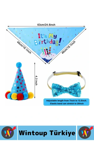 Evcil Hayvan Pet İlgi Çekici Moral Yükselten Köpekler İçin Eğlenceli Ödül Doğum Günü Partisi Seti - Resim 8