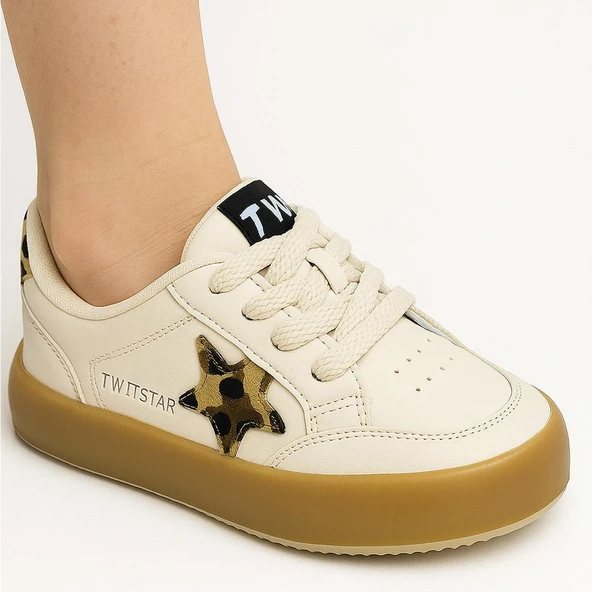 1057 Rahat Taban Çocuk Spor Ayakkabı Unisex Spor Ayakkabı Bağcıklı Ve Cırtlı - 5