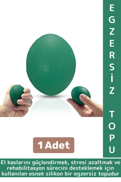 Ergonomik Stres Egzersiz Rehabilitasyon Fizyoterapi Esnek Silikon El Bilek Parmak Güçlendirme Topu