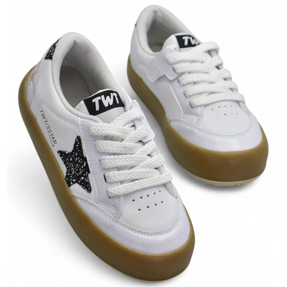 1057 Rahat Taban Çocuk Spor Ayakkabı Unisex Spor Ayakkabı Bağcıklı Ve Cırtlı - 2