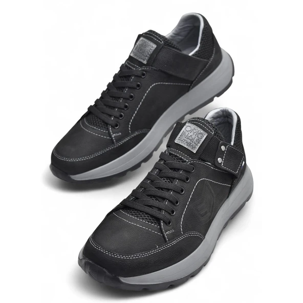 2055 Ortopedik Taban Hakiki Deri Erkek Ayakkabı Mevsimlik Kışlık Erkek Ayakkabı - 8