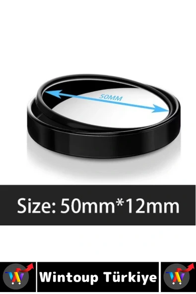 Tüm Araçlarla Uyumlu Kolay Montaj Görüş Güvenlik Artıran Oto Yan Ayna Ayarlanabilir Kör Nokta Aynası - Resim 4