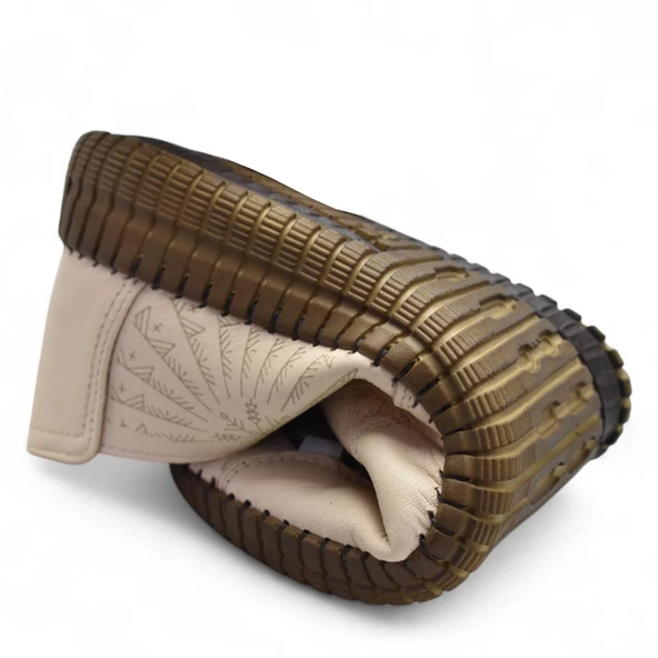 6000 TAM ORTOPEDİK Taban Hakiki Deri Kadın Günlük Ayakkabı - Resim 12