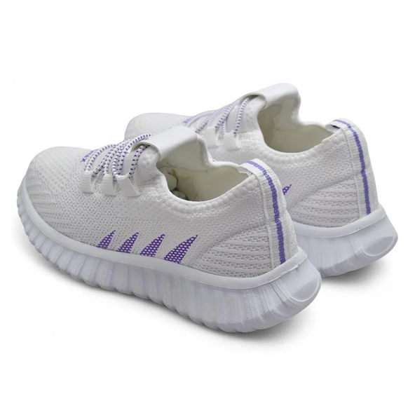 511 Rahat Taban Çocuk Spor Ayakkabı Unisex Spor Ayakkabı Bağcıksız Spor - 4