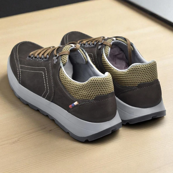 1640 Ortopedik Taban Hakiki Deri Erkek Ayakkabı Mevsimlik Kışlık Erkek Ayakkabı - Resim 11