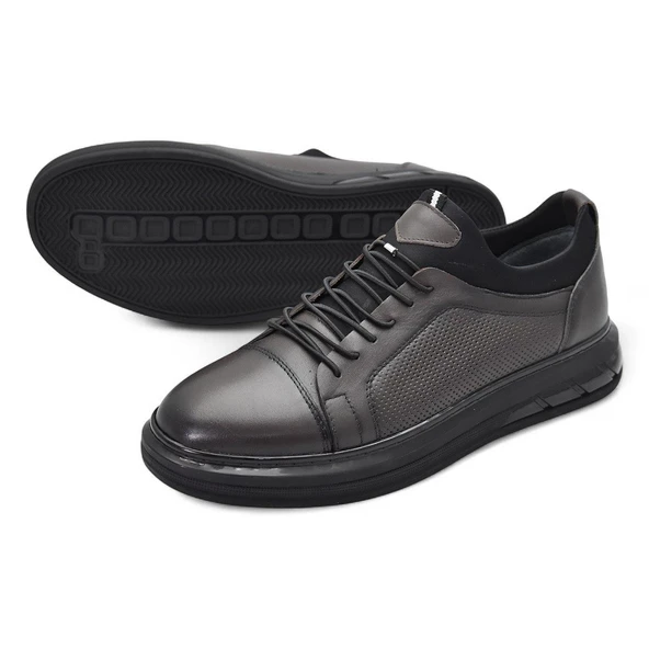 1228 Ortopedik Taban Günlük Hakiki Deri Erkek Ayakkabı Casual Erkek Deri Ayakkabı - 10