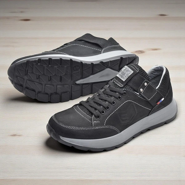 2055 Ortopedik Taban Hakiki Deri Erkek Ayakkabı Mevsimlik Kışlık Erkek Ayakkabı - 10