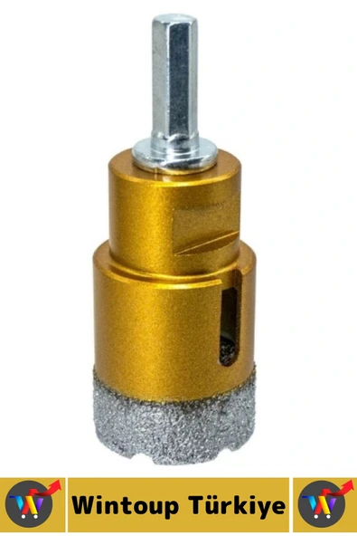 Ev Atölye İnşaat Yüksek Sert Hızlı Delme Seramik Fayans Doğal Taş Mermer Granit Delme Aparatı 33 Mm - 3