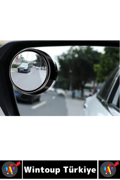 Tüm Araçlarla Uyumlu Kolay Montaj Görüş Güvenlik Artıran Oto Yan Ayna Ayarlanabilir Kör Nokta Aynası - Resim 2