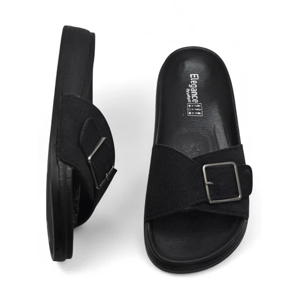 381 Rahat Ortopedik Taban Günlük Kadın Terlik Çift Toka Kadın Terlik Sim Detaylı - 5