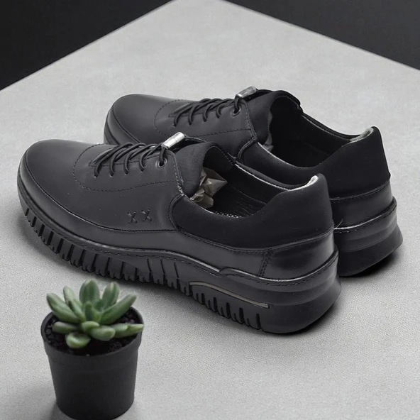 4219 Tam Ortopedik %100 Hakiki Deri Günlük Ayakkabı Kadın Ayakkabı Kaymaz Taban - 4