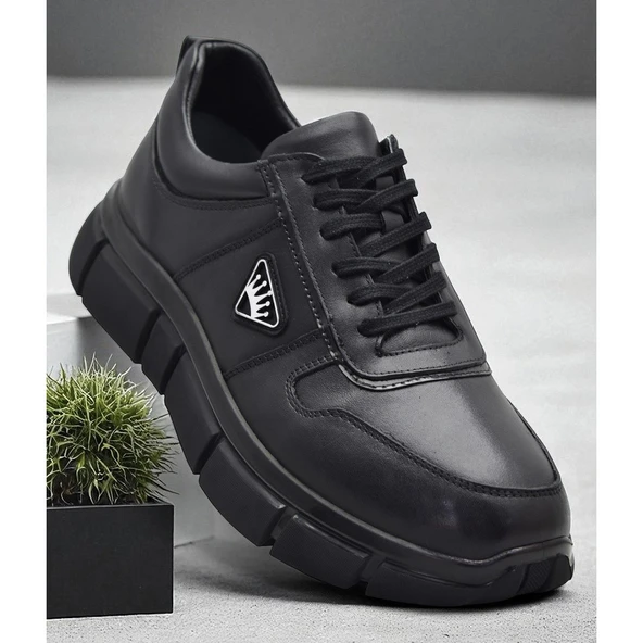 1239 Ortopedik Taban Hakiki Deri Erkek Ayakkabı Mevsimlik Kışlık Erkek Ayakkabı