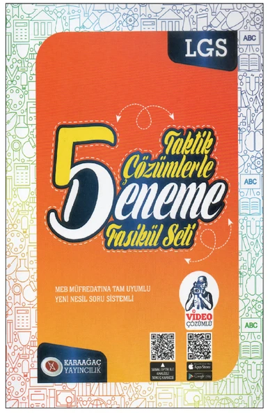 Karaağaç Yayıncılık 5'li LGS Deneme Fasikül Seti