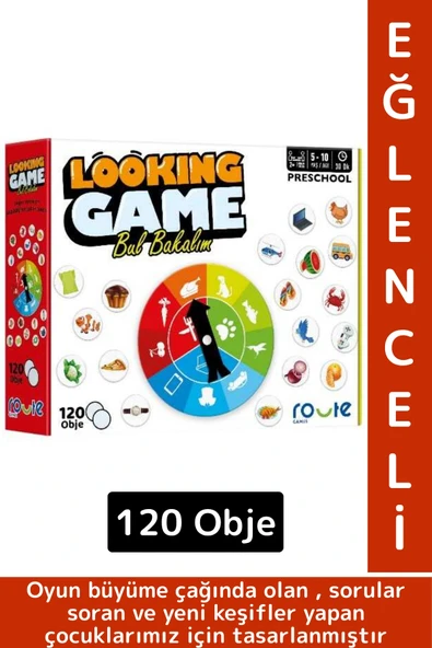Eğlenceli Büyüme Çağı Keşif Dikkat Beceri Gelişimi Eğitici Okul Aile Arkadaş Çocuk Oyun Bul Bakalım