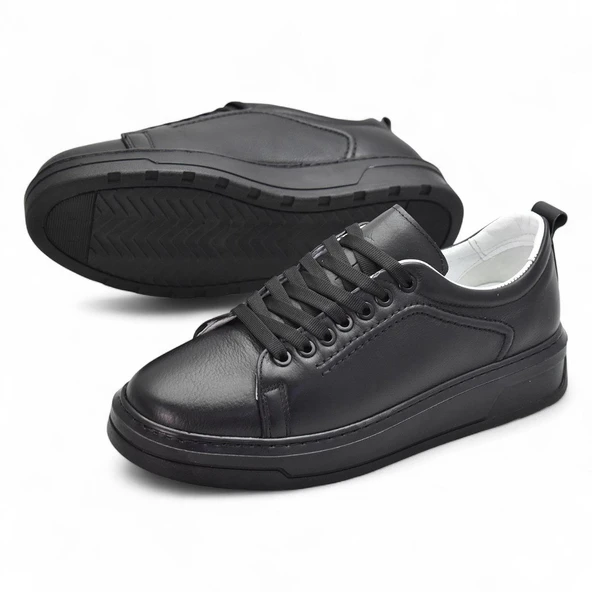 TAB475 Ortopedik Taban Hakiki Deri Erkek Ayakkabı Casual Günlük Erkek Ayakkabı - 4