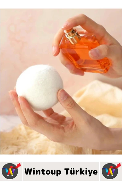 Kırışıklık Azaltan Hızlı Kuruma Sürtünme Engelleyen Çamaşır Makinesi Pratik Yün Kurutma Topu 3 Adet - 5