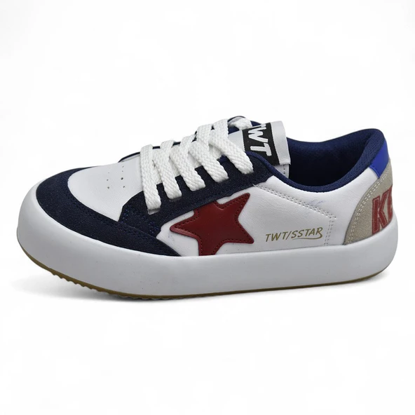 1057 Rahat Taban Çocuk Spor Ayakkabı Unisex Spor Ayakkabı Bağcıklı Ve Cırtlı - 11