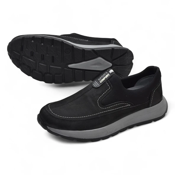 5501 Ortopedik Taban Hakiki Nubuk Deri Erkek Ayakkabı Mevsimlik Kışlık Erkek Ayakkabı - Resim 4