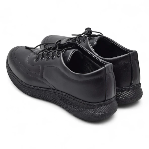 701 Tam Ortopedik Taban Hakiki Deri Erkek Ayakkabı Kadın Ayakkabı Kaymaz Taban Unisex Ayakkabı Lastikli Bağcık - 7