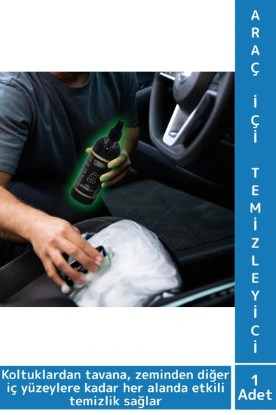 Premium Otomobil Koltuk Tavan Zemin Kir Leke Derin Detaylı Temizlik Araç İçi Temizleyici 410 ML