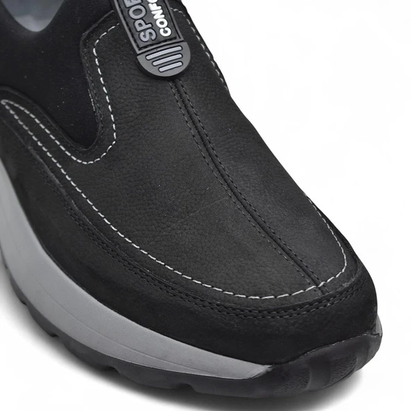 5501 Ortopedik Taban Hakiki Nubuk Deri Erkek Ayakkabı Mevsimlik Kışlık Erkek Ayakkabı - Resim 6