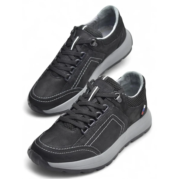 1640 Ortopedik Taban Hakiki Deri Erkek Ayakkabı Mevsimlik Kışlık Erkek Ayakkabı - Resim 3