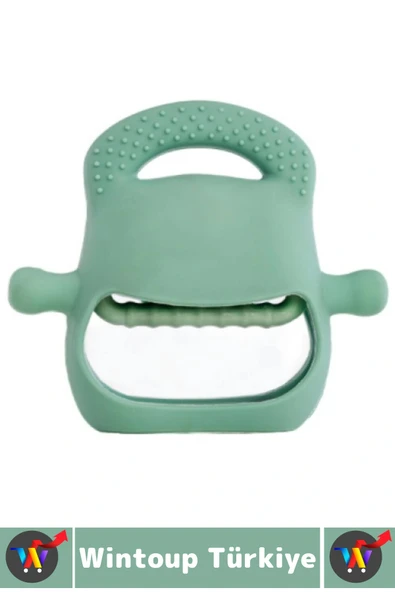 Gıda Sınıfı BPA Free Bebek Parmak Emme Alışkanlığı Azaltan Masaj Etkili Yumuşak Silikon Diş Kaşıyıcı - 2