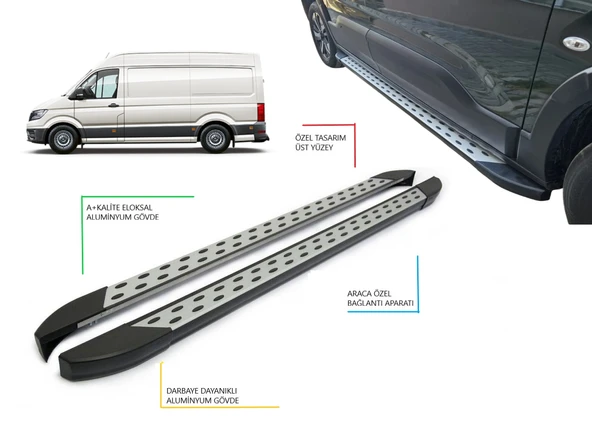 CRAFTER KISA ŞASE NOKTALI YAN BASAMAK 2019 2020 2021 2022 2023 2024 2025 2026 2027 ürün görseli 1