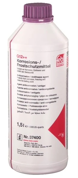 Mercedes Antıfrız G12++ Eflatun Rengi 1,5 Lt - Febi 37400 ürün görseli 1