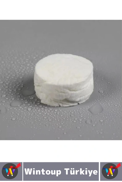 Gündelik Cep Çanta Boy Ofis Seyahat Hijyenik Tek Kullanım Suda Büyüyen Sıkıştırılmış Mendil 60 Adet - Resim 2