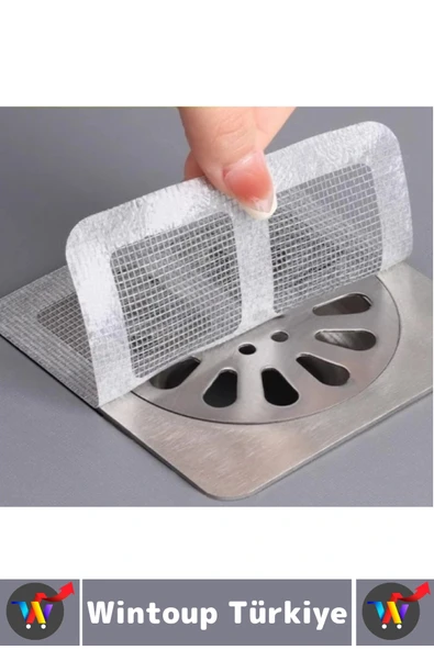 Kendinden Yapışkanlı Koku Önleyici Banyo Lavabo Gider Süzgeci Sineklik Onarım Tamir Kiti 100 Adet - 2