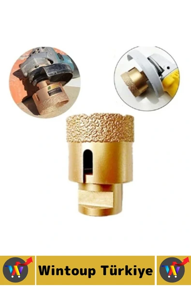 Ev Atölye İnşaat Yüksek Sert Hızlı Delme Seramik Fayans Doğal Taş Mermer Granit Delme Aparatı 33 Mm - 2