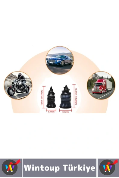 Kompakt Motosiklet Otomobil Acil Durum Tamirat Lastik Tamir Kiti Kauçuk 0.1-5 Mm Vida Seti 10 Parça - 4