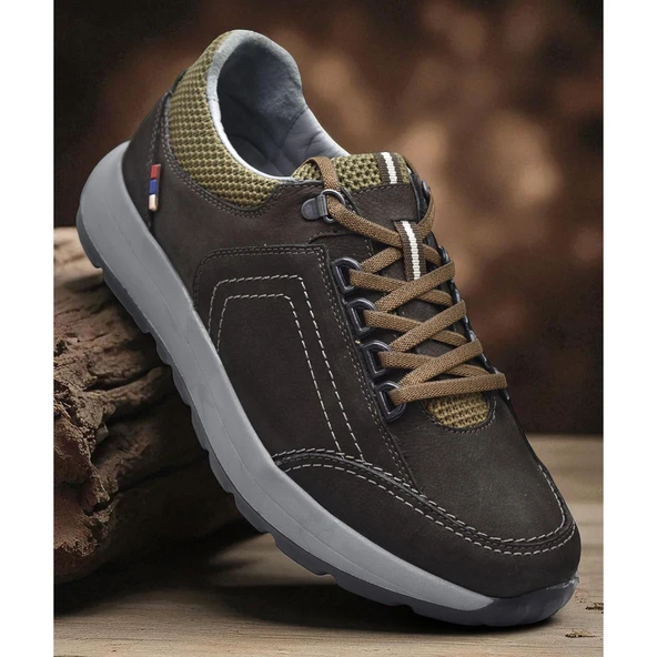 1640 Ortopedik Taban Hakiki Deri Erkek Ayakkabı Mevsimlik Kışlık Erkek Ayakkabı - Resim 9