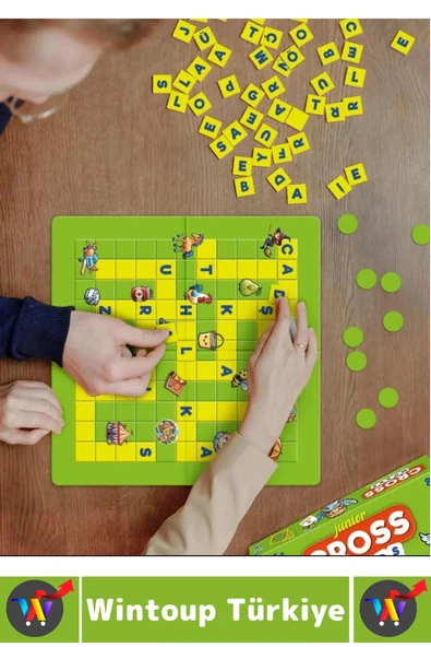 Eğlenceli Görsel Algı Düşünce Beceri Zihinsel Gelişim Okul Ev Aile Çocuk Eğitici Çapraz Kelime Oyunu - Resim 3