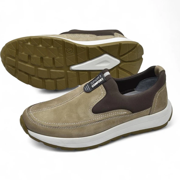 5501 Ortopedik Taban Hakiki Nubuk Deri Erkek Ayakkabı Mevsimlik Kışlık Erkek Ayakkabı - Resim 10