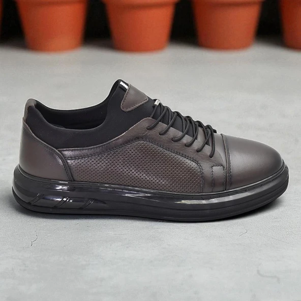 1228 Ortopedik Taban Günlük Hakiki Deri Erkek Ayakkabı Casual Erkek Deri Ayakkabı - 8